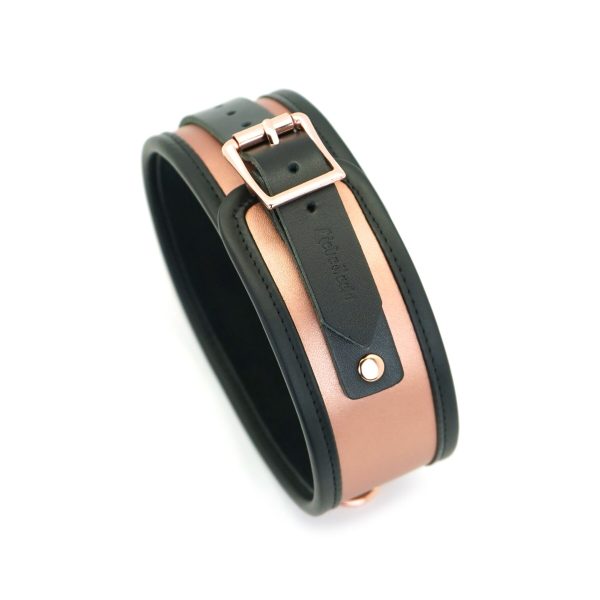 Широкий нашийник з повідцем Liebe Seele Memory Collar with Leash, натуральна шкіра