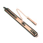 Широкий нашийник з повідцем Liebe Seele Memory Collar with Leash, натуральна шкіра