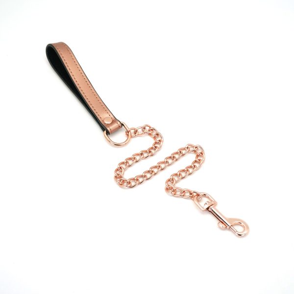 Широкий нашийник з повідцем Liebe Seele Memory Collar with Leash, натуральна шкіра