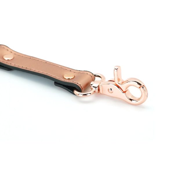 Крестовина для фиксации Liebe Seele Rose Memory Hog Tie, натуральная кожа, розовое