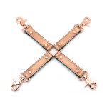 Крестовина для фиксации Liebe Seele Rose Memory Hog Tie, натуральная кожа, розовое