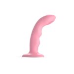 Насадка для страпона с двойной точечной пульсацией Strap-On-Me TAPPING DILDO WAVE – CORAL М