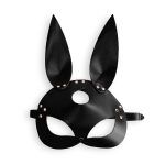 Кожаная маска Зайки Art of Sex - Bunny mask, цвет Розовый