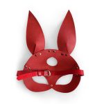 Кожаная маска Зайки Art of Sex - Bunny mask, цвет Розовый
