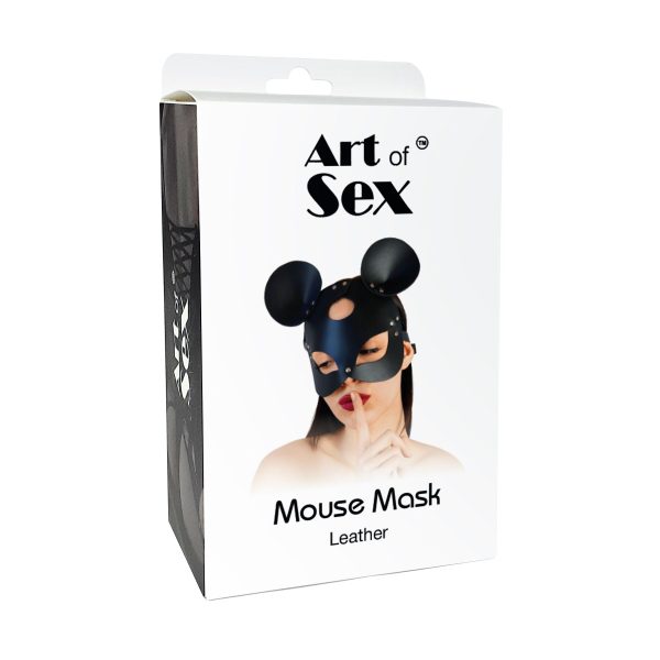 Шкіряна маска мишки Art of Sex - Mouse Mask, колір