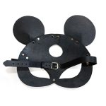 Кожаная маска мышки Art of Sex - Mouse Mask, цвет Розовый