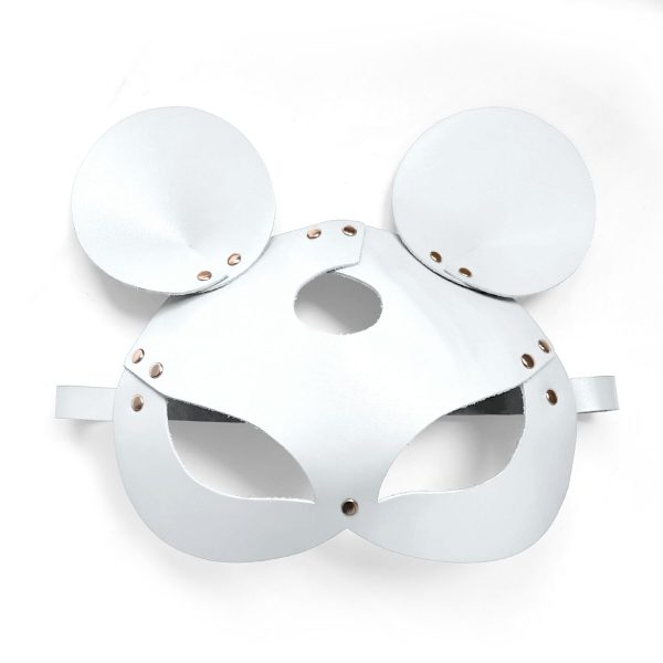 Кожаная маска мышки Art of Sex - Mouse Mask, цвет Розовый