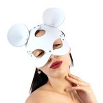 Кожаная маска мышки Art of Sex - Mouse Mask, цвет Розовый