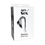 Ажурний батіг з екошкіри Art of Sex - Brianna, колір