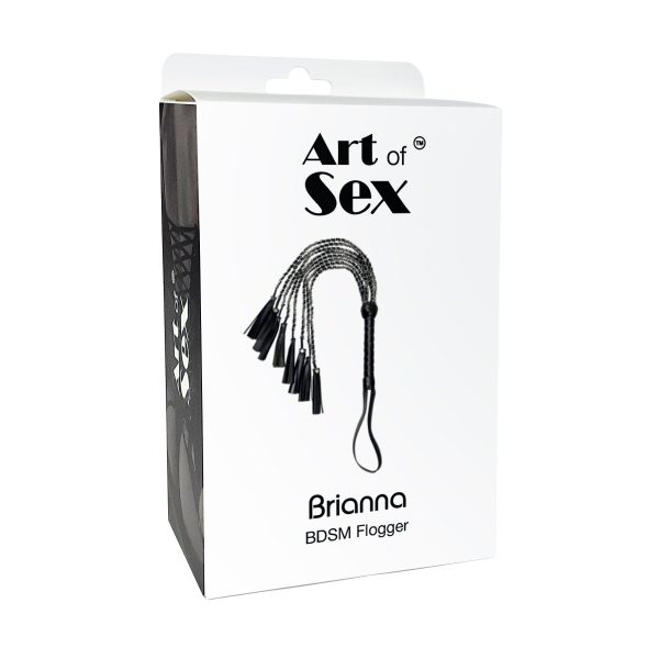 Ажурний батіг з екошкіри Art of Sex - Brianna, колір