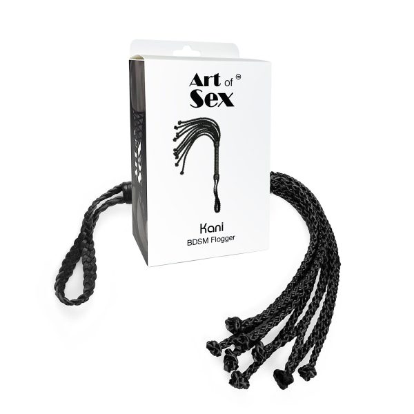 Ажурний батіг Кішка з екошкіри Art of Sex - Kani, колір