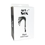 Ажурний батіг Кішка з екошкіри Art of Sex - Kani, колір