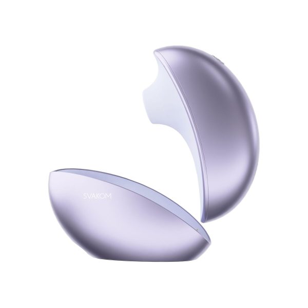 Вакуумный клиторальний смарт-стимулятор Svakom Pulse Galaxie Metal Lilac, проектор звездного неба