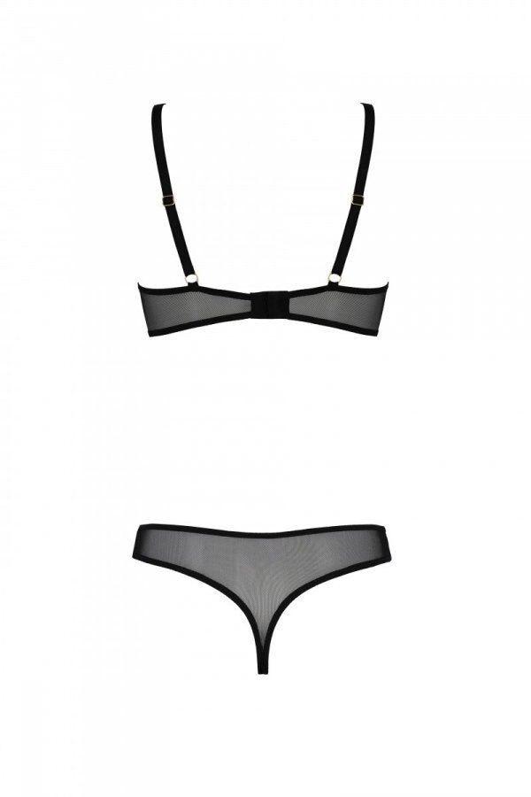 Еротичне боді Passion MARINA BODY, , з відкритими чашками