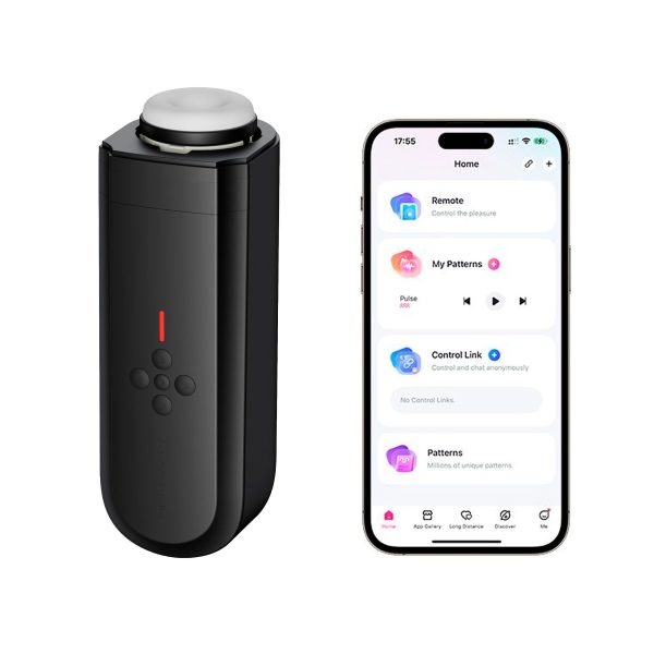 Интерактивный смарт-мастурбатор Lovense Solace, до 280 фрикций в минуту, до 12,5 часов работы