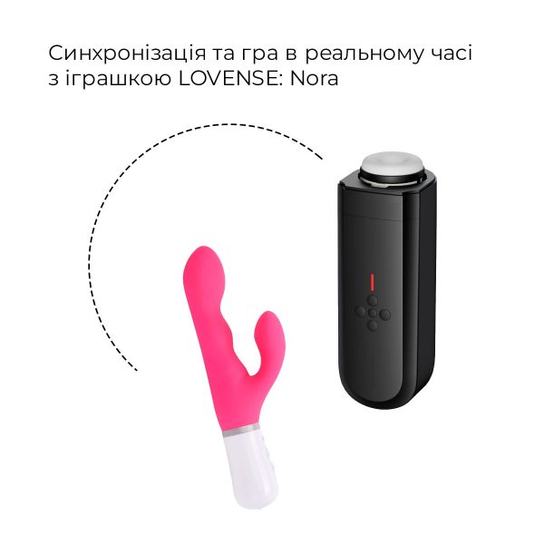 Интерактивный смарт-мастурбатор Lovense Solace, до 280 фрикций в минуту, до 12,5 часов работы