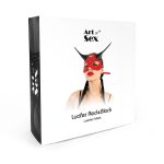 Шкіряна маска Art of Sex - Lucifer Red&