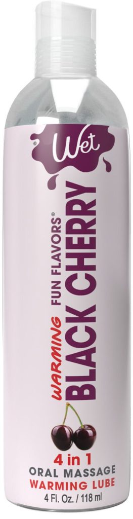 Зігрівальний лубрикант на водній основі Wet Warming Cherry 4 in 1, без цукру (118 мл)