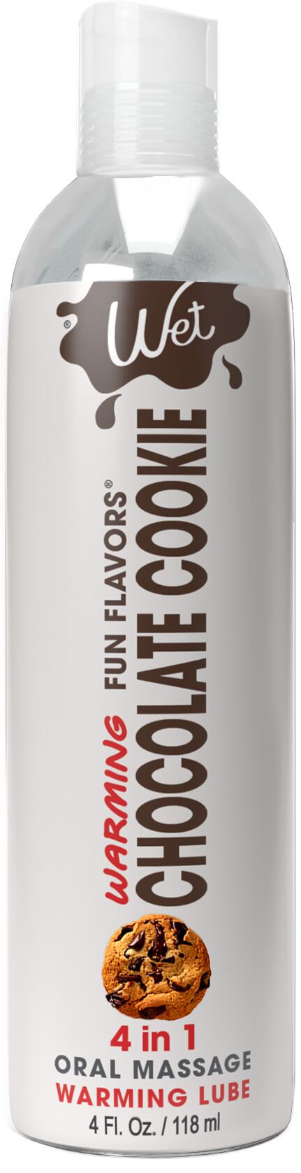 Согревающий лубрикант на водной основе Wet Warming Chocolate Cookie 4 in 1