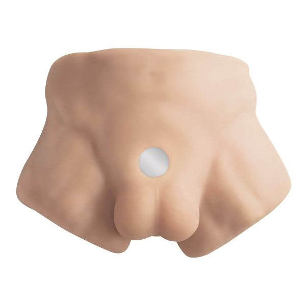 Полуторс с фаллоимитатором на присоске SilexD Apollo Male Torso, суперреалистичный,термореактивный
