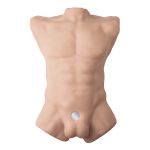 Торс с фаллоимитатором на присоске SilexD Apollo Male Torso, суперреалистичный, термореактивный