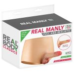 Силіконові трусики з фалоімітатором Real Body Real Manly, суцільна конструкція
