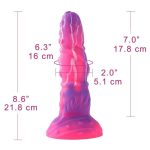 Фаллоимитатор для секс-машин Hismith Tentacle Silicone Dildo Monster Series, KlicLok и присоска