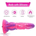 Фаллоимитатор для секс-машин Hismith Tentacle Silicone Dildo Monster Series, KlicLok и присоска