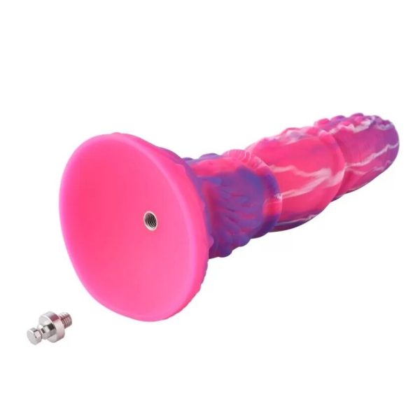 Фаллоимитатор для секс-машин Hismith Tentacle Silicone Dildo Monster Series, KlicLok и присоска