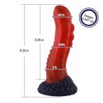Фаллоимитатор для секс-машин Hismith 8.35″ Curved Silicone Dildo Monster Series, система KlicLok