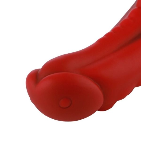 Фаллоимитатор для секс-машин Hismith 8.35″ Curved Silicone Dildo Monster Series, система KlicLok