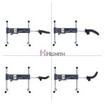 Фаллоимитатор для секс-машин Hismith 8.3″ Silicone Dildo система KlicLok, гибкий стержень