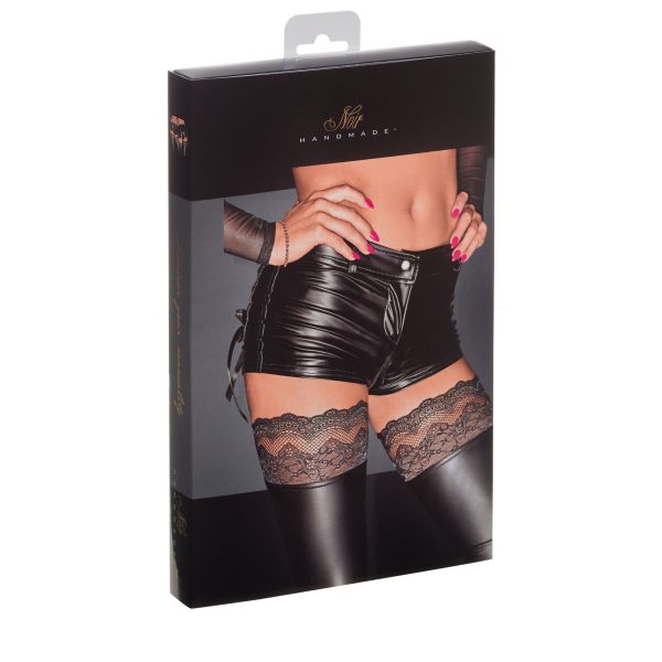 Шортики з мокрим ефектом Noir Handmade F138 Powerwetlook shorts