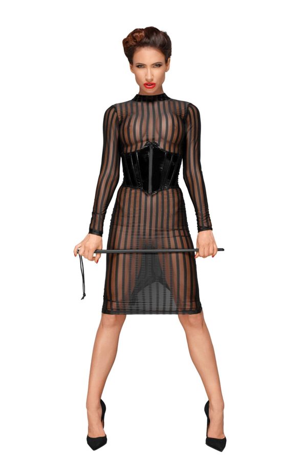 Сукня з мокрим ефектом Noir Handmade F182 Classic dress made of elastic tulle, 3XL