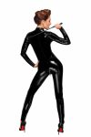 Комбінезон з мокрим ефектом Noir Handmade F188 PVC overall