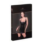 Платье с кружевными вставками Noir Handmade F229 Powerwetlook dress with lace inserts
