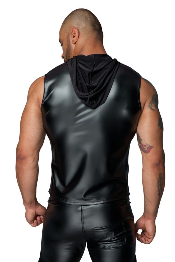Мужская безрукавка с капюшоном Noir Handmade H062 Hooded Shirt