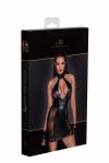 Сукня Noir Handmade F238 Short tulle dress with powerwetlook inserts
