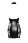 Сукня Noir Handmade F238 Short tulle dress with powerwetlook inserts