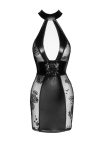 Сукня Noir Handmade F238 Short tulle dress with powerwetlook inserts