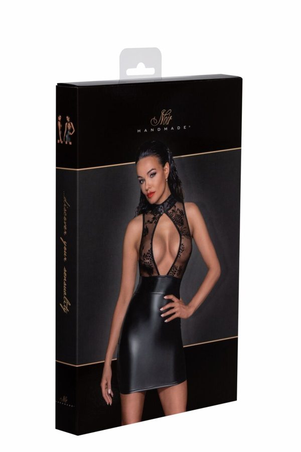 Сукня Noir Handmade F241 Short dress with powerwetlook skirt and tulle top