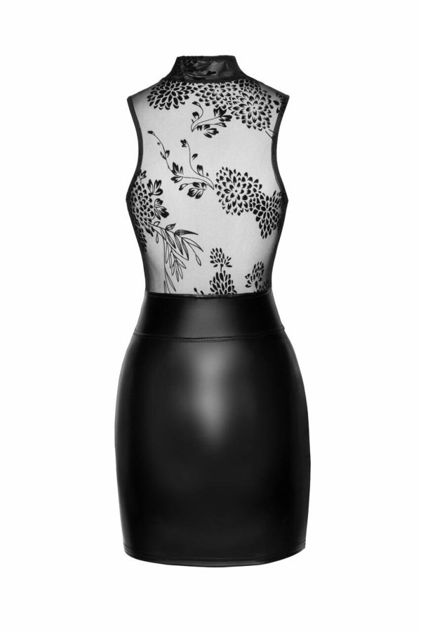 Сукня Noir Handmade F241 Short dress with powerwetlook skirt and tulle top, 3XL