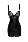 Сукня з мокрим ефектом Noir Handmade F254 Powerwetlook mini-dress