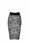 Спідниця Noir Handmade F302 Ambivalence, , мереживо, довжина за коліна, шнурівка ззаду