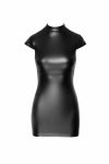 Сукня Noir Handmade F309 Fantasy, , міні, під латекс, короткий рукав, шнурівка ззаду