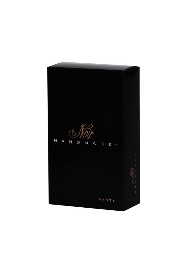 Трусики-стрінги Noir Handmade P012 Wild, під латекс, крокодиловий принт, застібки з боків