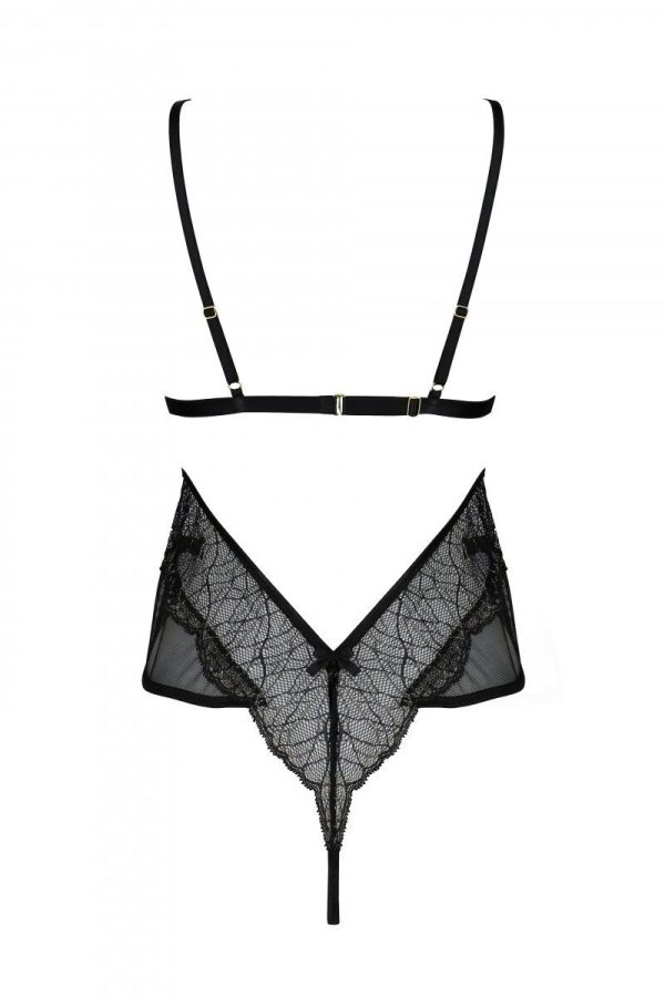 Боді Passion AMBERLY BODY , відкрита спина, низ стрінги