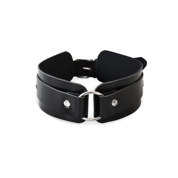 БДСМ-нашийник з кільцем Art of Sex - Martina Collar with ring, натуральна шкіра, колір