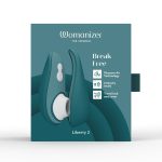 Вакуумный клиторальный стимулятор Womanizer Liberty 2 Dark Petrol, 8 режимов, магнитная крышечка