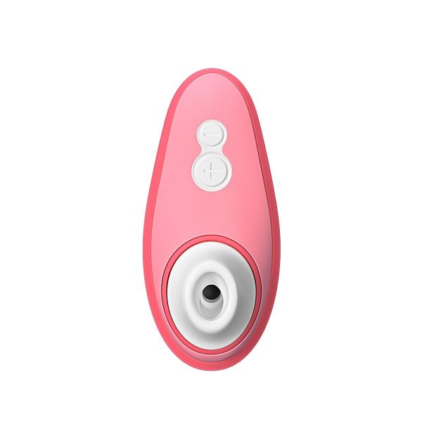 Вакуумный клиторальный стимулятор Womanizer Liberty 2 Vibrant Rose, 8 режимов, магнитная крышечка